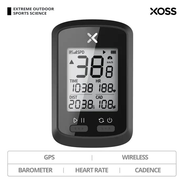 XOSS-Compteur de vitesse de vélo G/G + GPS, sans fil, Bluetooth ANT +, étanche, pour VTT