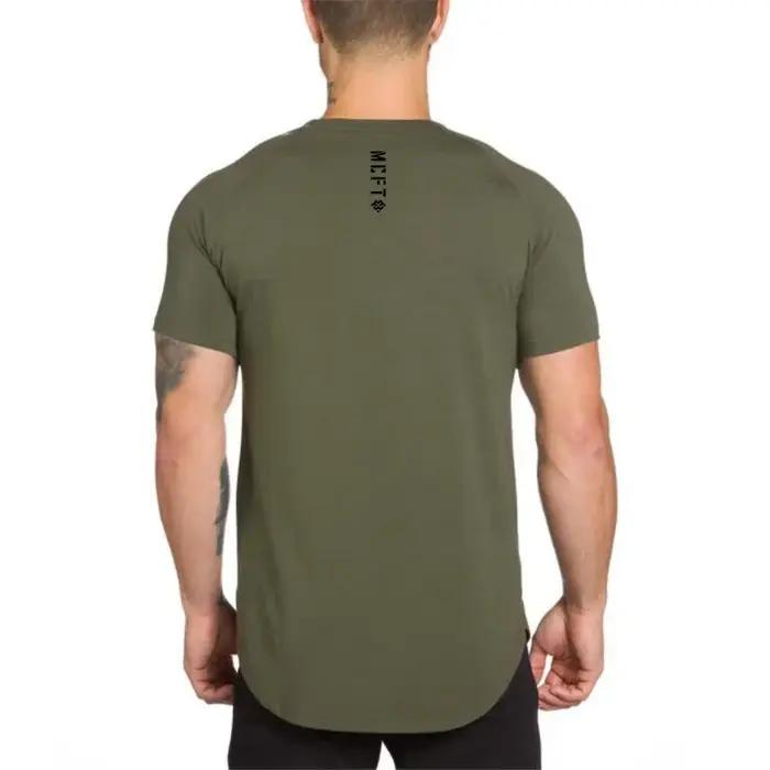 T-Shirt à manches courtes pour homme en coton respirant, design hip-hop, streetwear, slim fit, pour hommes, occasions estivales et urbaines