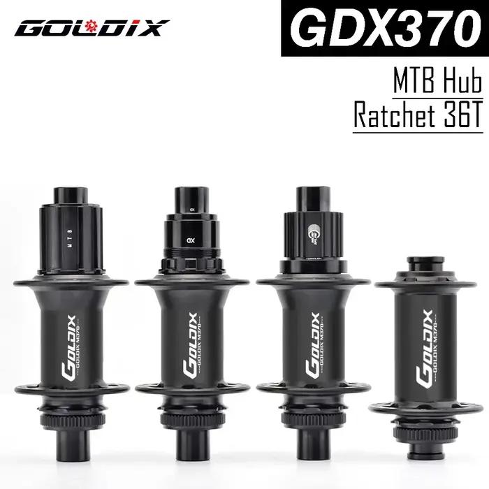 GOLDIX-Moyeu de vélo GDXsuspec, roulement scellé, verrouillage central, frein à disque, coude en J,