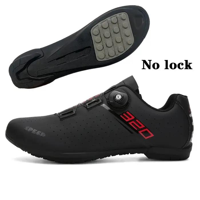 Chaussures de cyclisme CC Chengta en cuir respirant pour hommes ajustement parfait semelles en nylon et EVA confort et performance pour sorties en plein air et compétitions