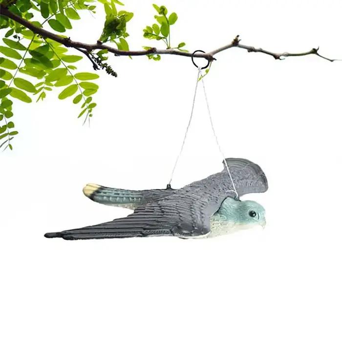 Dissuasif oiseaux en forme de faucon corbeau volant réaliste pour protection jardin clôture terrasse occassions spéciales