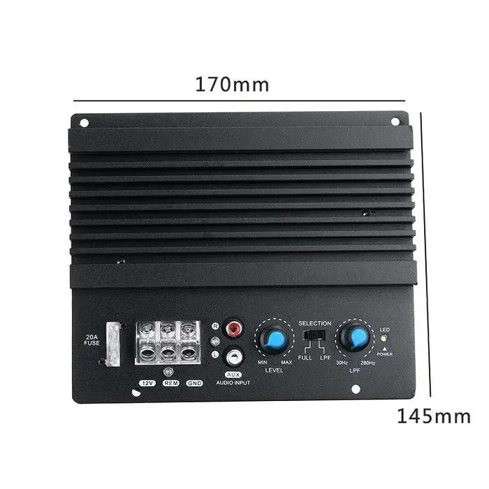 Carte d'amplificateur de voiture mono universelle, audio, injuste, automobile, caisson de basses sté