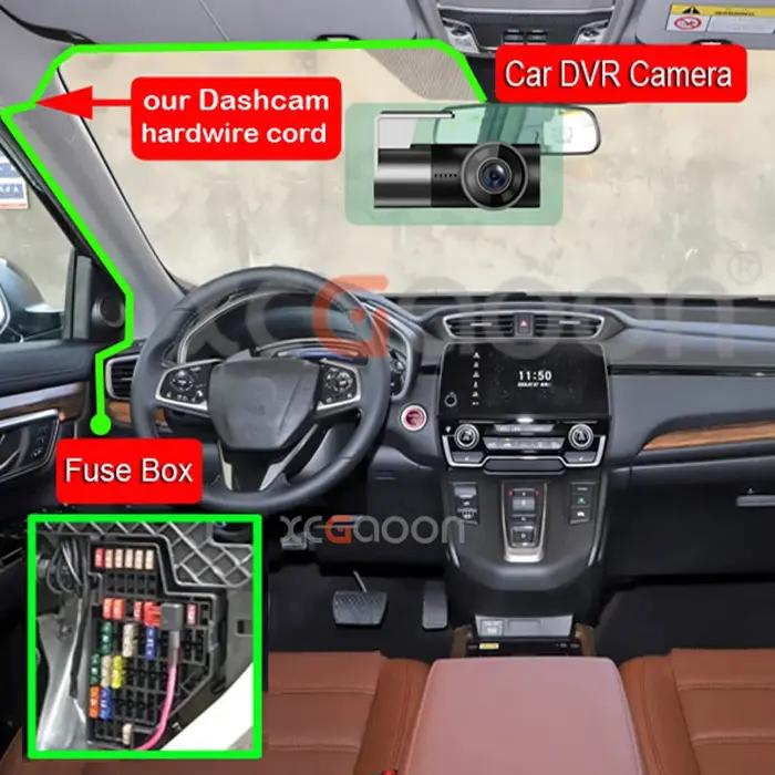 Adaptateur de chargeur de caméra de tableau de bord de voiture, Mini Micro Type C USB 5V 2,5 a, Kit