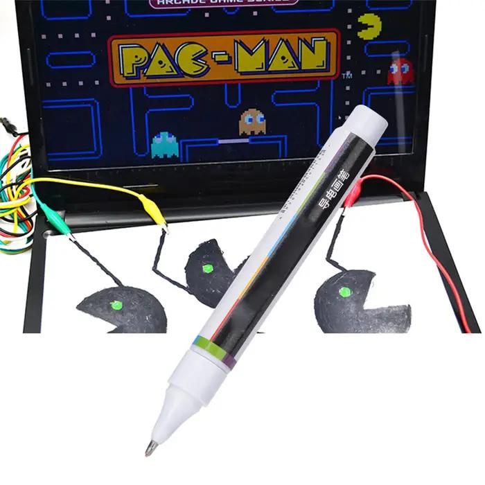 Stylo de peinture à encre conductrice électronique outil de réparation de circuits imprimés pour clavier à distance stylo de peinture électrique occasions électroniques et bricolage