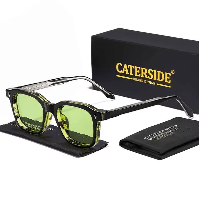 CATERSIDE mode Simple hommes lunettes de soleil de haute qualité marque Design lunettes de soleil fe