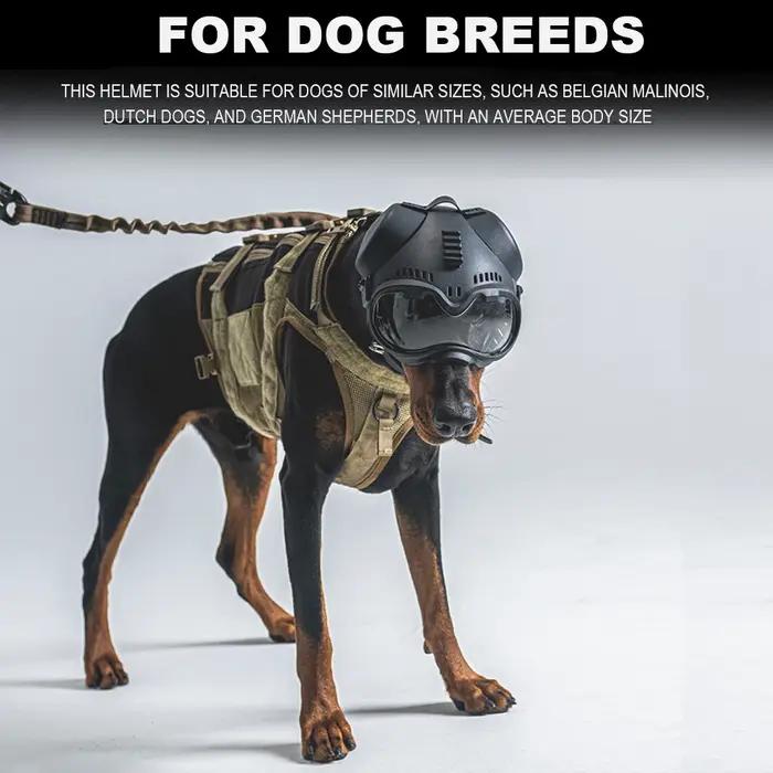Casque tactique pour chien