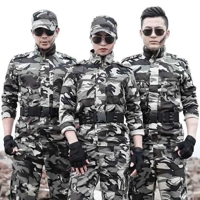 Salopette homme en polyester camouflage style safari ensemble extérieur printemps été occassions spéciales