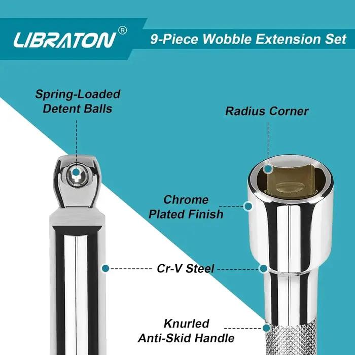 Libraton – ensemble d'extensions oscillantes, ensemble d'extensions de douilles, Extensions à clique