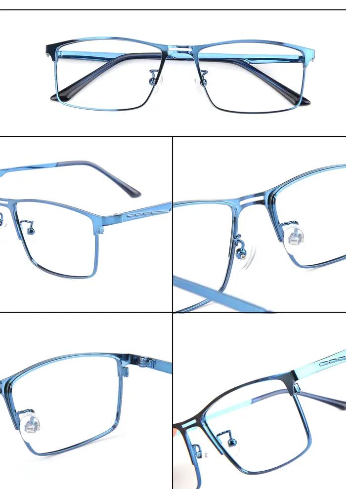 Hommes photocromiques myopie Prescription lunettes montures complètes femmes lunettes de lecture lun