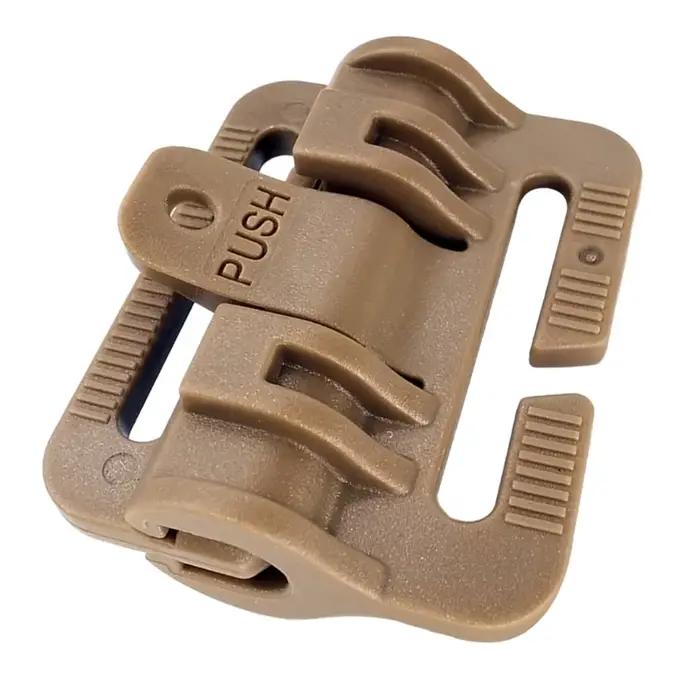 2×Boucles à libération rapide pour gilet tactique, fixation rapide ceinturon latéral chasse