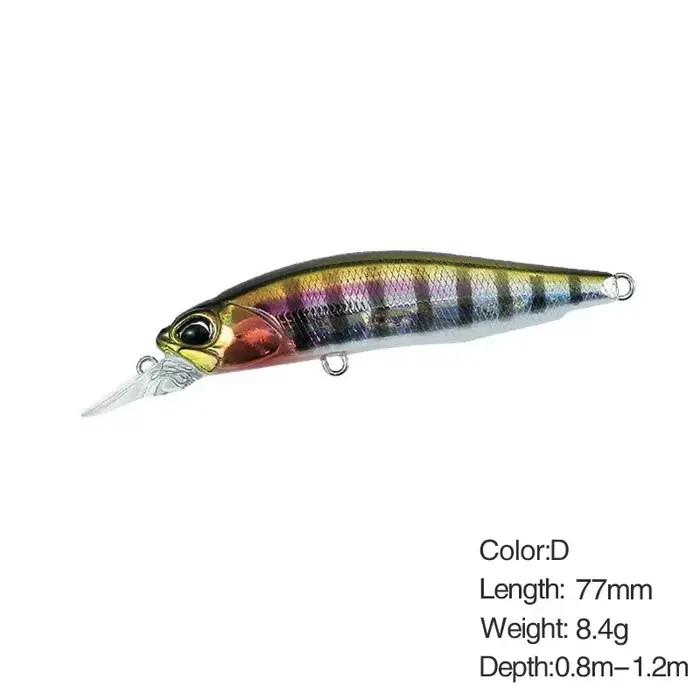 Leurre de pêche méné Wobbler Rozante 77SP