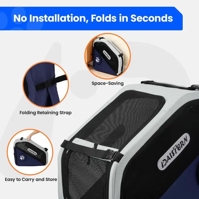 Cage pliable pour chien pour les voyages