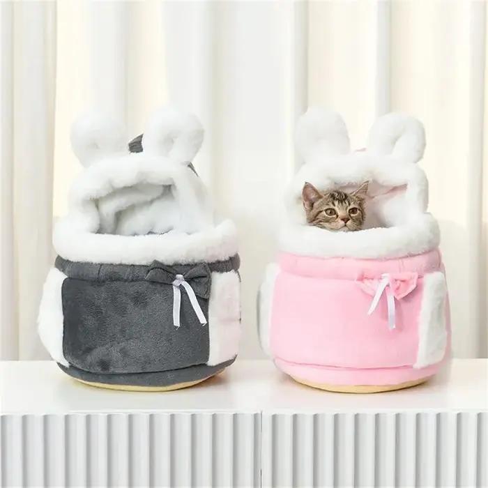 Sac à dos de transport pour chiot Chihuahua douillet et coupe-vent idéal pour petits chiens et chats pour les saisons froide automne hiver
