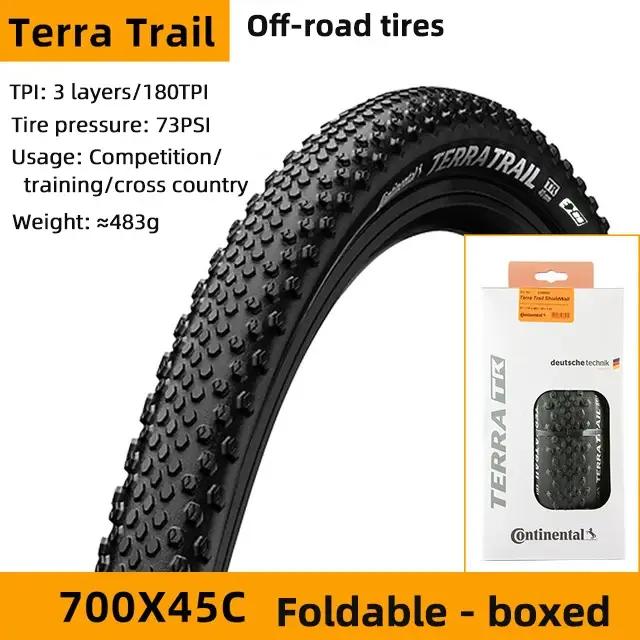 Pneus de vélo de route Continental Terra 700x35C 700x40C Shieldwall
