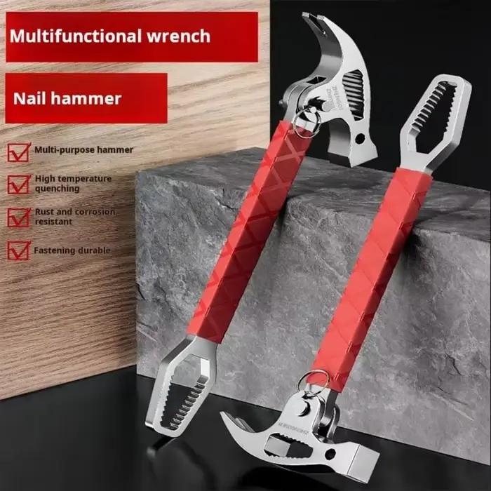 Marteau multifonctionnel pliable en corne de mouton