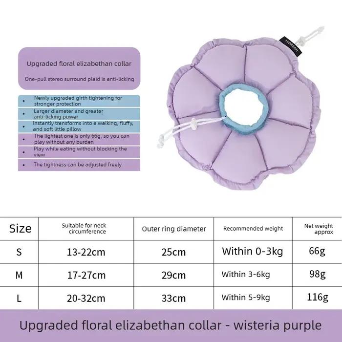 Collier anti-léchage pour chat et chien