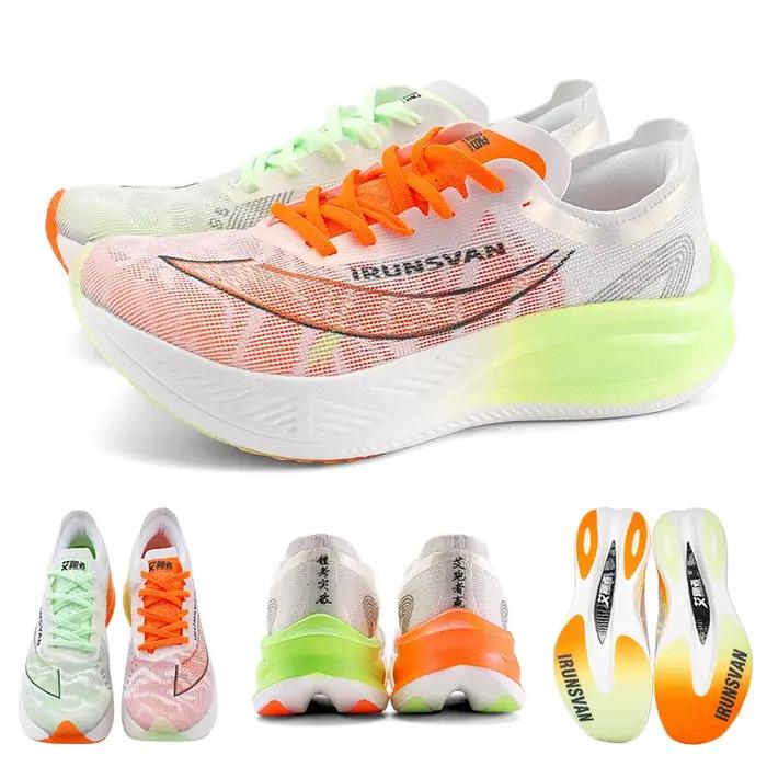 Chaussures de course professionnelles pour hommes IRUNSVAN, chaussures de sport de route en nylon av