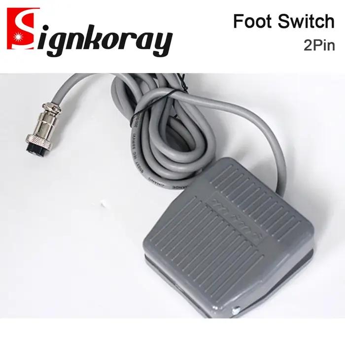 SignkoRay-Commutateur de commande momentanée au pied, pédale d'alimentation électrique pour machine