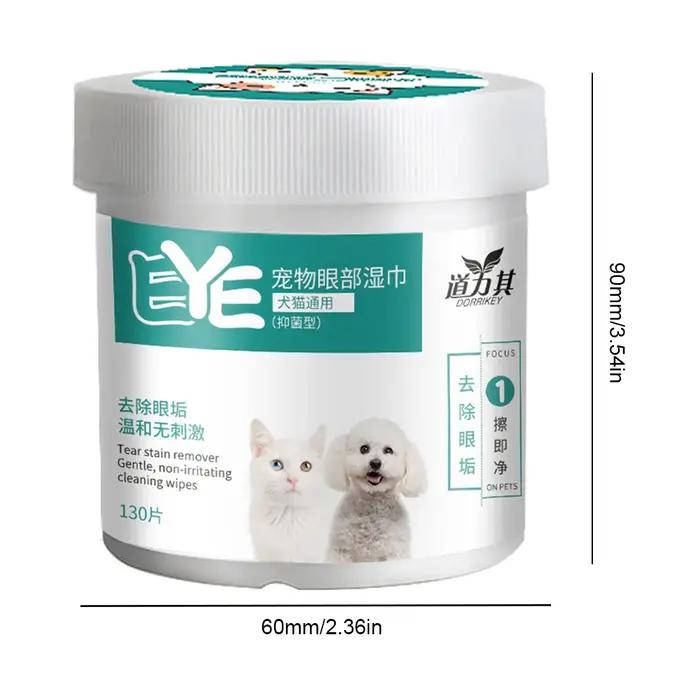 Lingettes nettoyantes pour les yeux pour chiens et chats