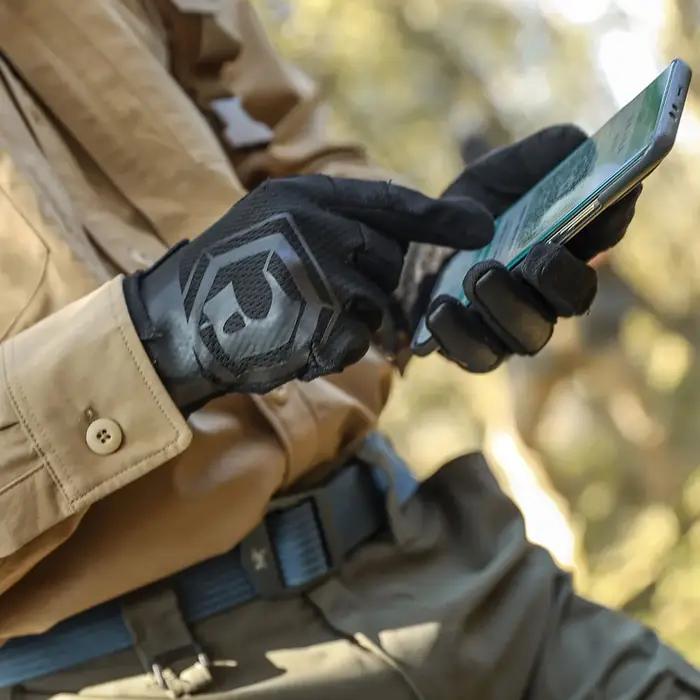 Gants tactiques Emerson Hummingbird protection complète pour chasse randonnée camping combat modèle EMB9602 polyester confortable et durable