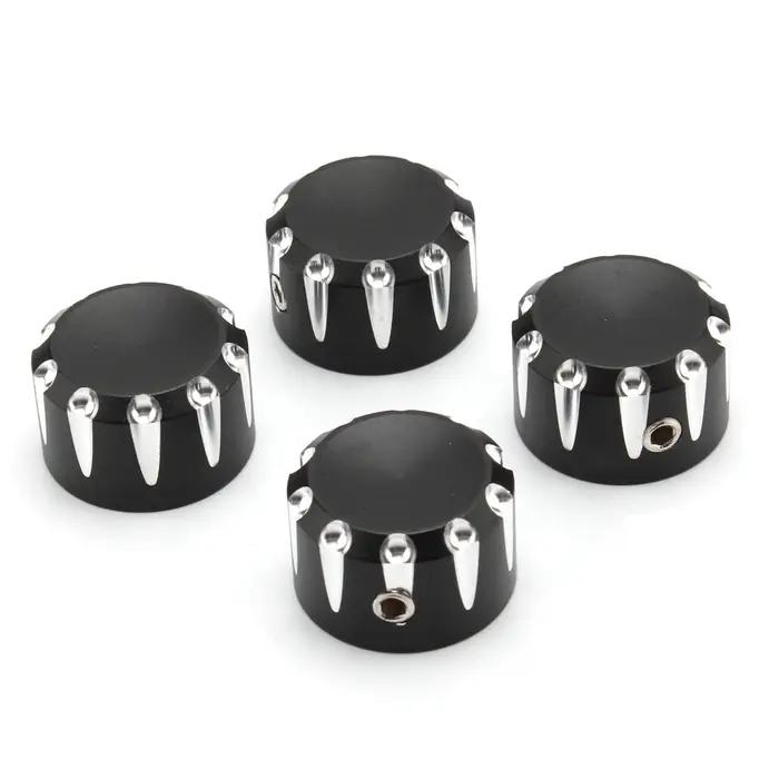 Couvercles de boulon de tête en aluminium CNC pour Triumph Bonneville T120 T120 or noir 4 pièces élégants pour améliorer l'apparence et la durabilité de votre motocyclette