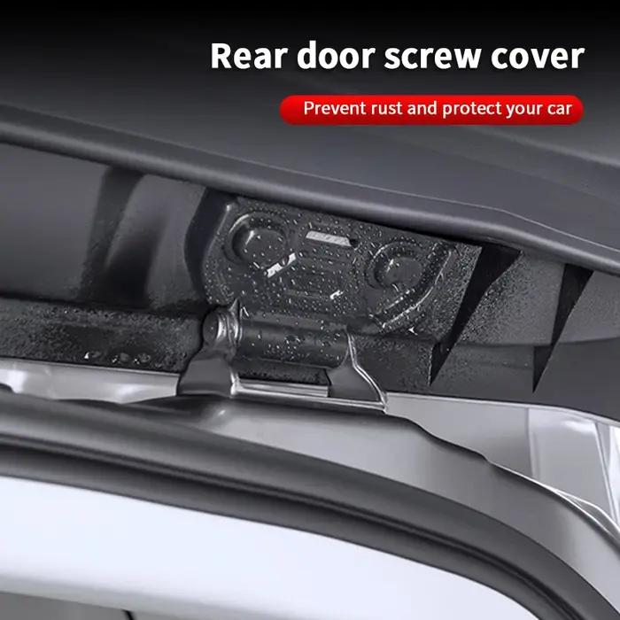 QHCP Cache-vis de hayon arrière en ABS, protections de support de porte arrière pour Toyota Highland