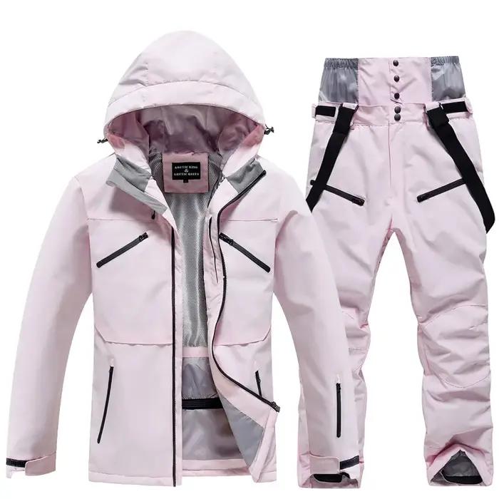 Combinaison de Ski pour hommes et femmes, nouvelle mode d'hiver, coupe-vent, imperméable, veste et p