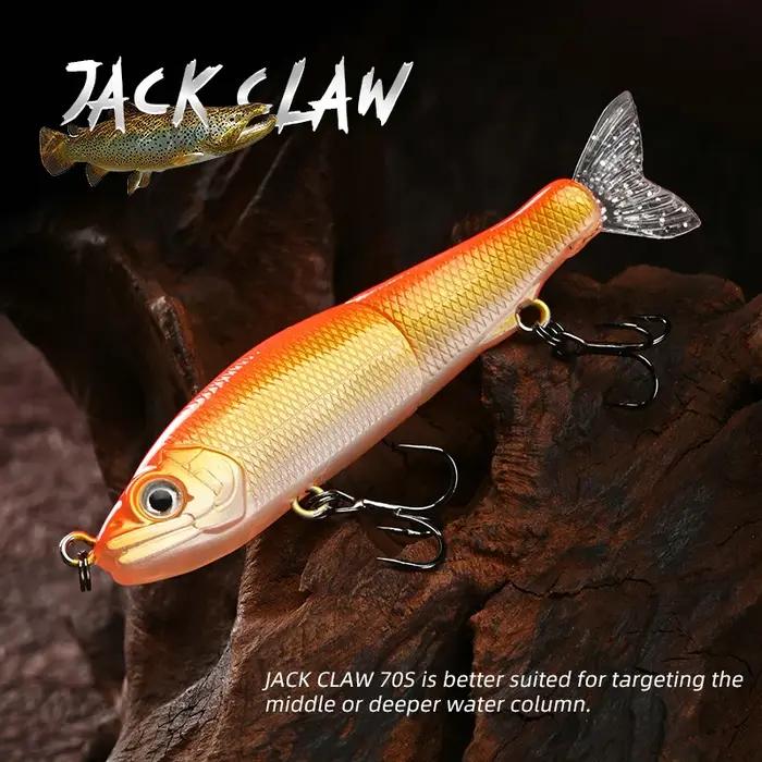 BLUX JACK CLAW 70S Joint Swimbait 70mm 4.6g coulant vairon Wobbler leurre de pêche appât dur artific