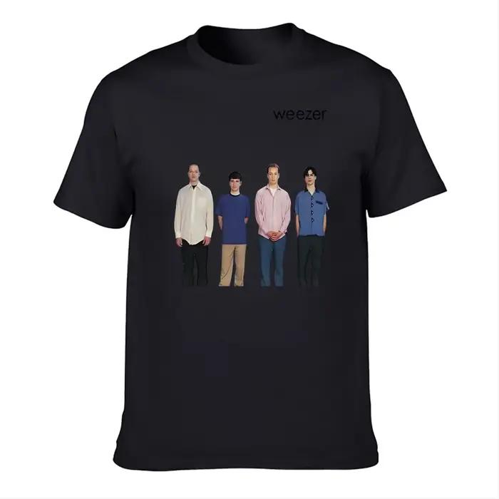 Tshirt homme weezer 1994 album impression ample décontracté été hip hop style urbain occasion spéciale