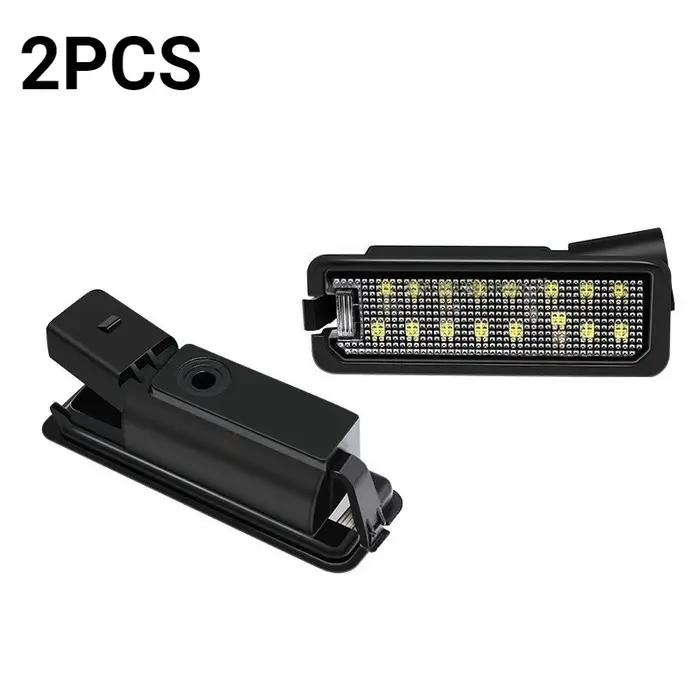 Pour VW GTi Golf 4 5 6 7 MK4 MK5 MK6 MK7 Passat B7 CC EOS Scirocco Beetle 2 pièces LED feux de plaqu