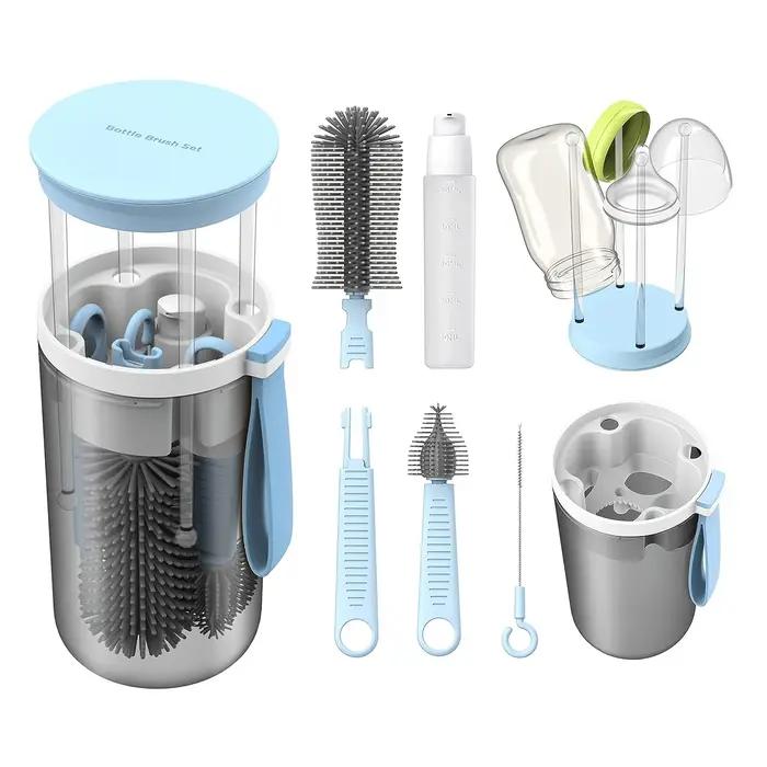 Ensemble de brosses à bouteilles ortable