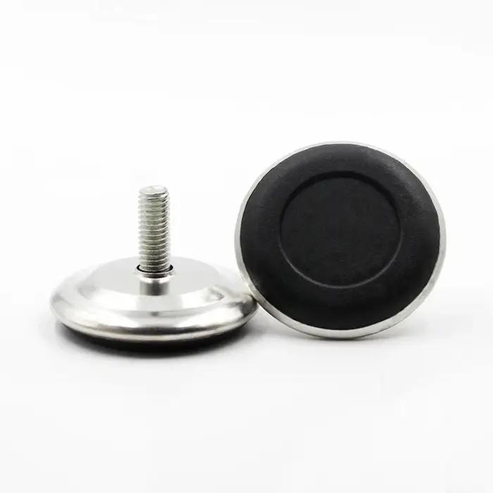 Pieds de meubles réglables en acier inoxydable, 4 pièces, armoire de Table, niveleur fixe antidérapa