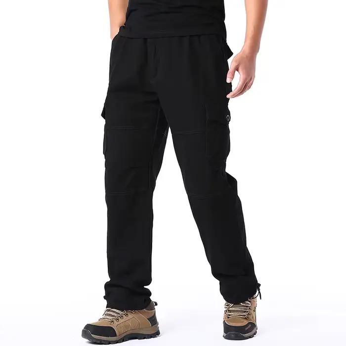 Pantalon cargo taille grande 5XL pour chasseurs - Jogger tactique outdoor avec multi-poches