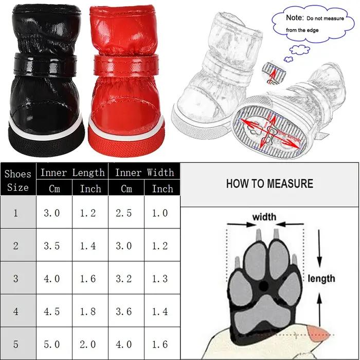Chaussures d'hiver pour petits chiens