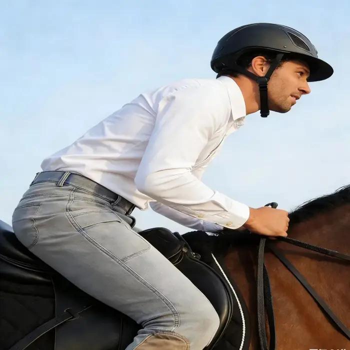 Jodhpurs pour hommes ; pantalons d'équitation extensibles et ajustés