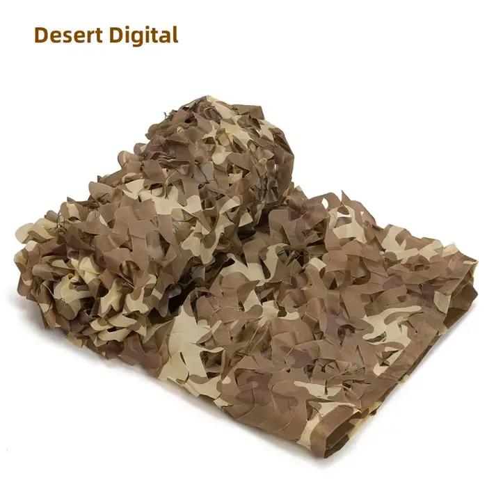 Filet de Camouflage pour chasse, tente de voiture, auvent, maille d'ombrage, noir, vert, bleu, forêt