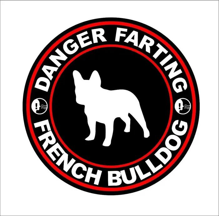 Danger Pet bouledogue français drôle, autocollant graffiti pour voiture, ordinateur portable, moto,