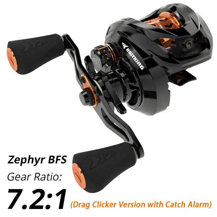Zephyr appât système Finesse BFS Baitcasting moulinet de pêche 4.5KG 7 roulements à billes 7.2:1 rapport de vit
