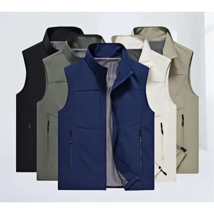 Gilet homme décontracté hiver polaire élégant pour bureau et occasions spéciales four seasons adaptable
