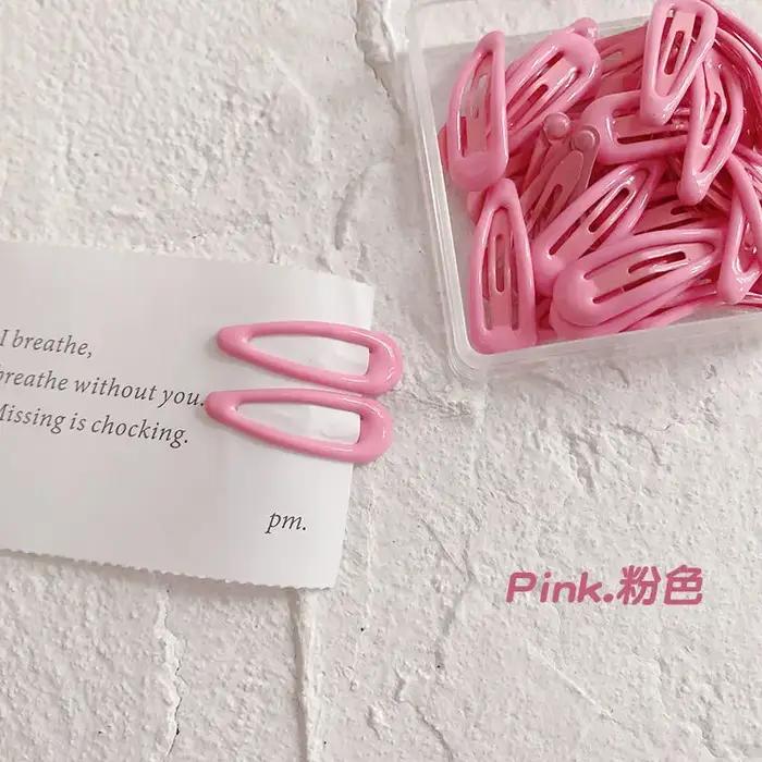 Pinces à cheveux BB colorées en forme de goutte d'eau pour enfants