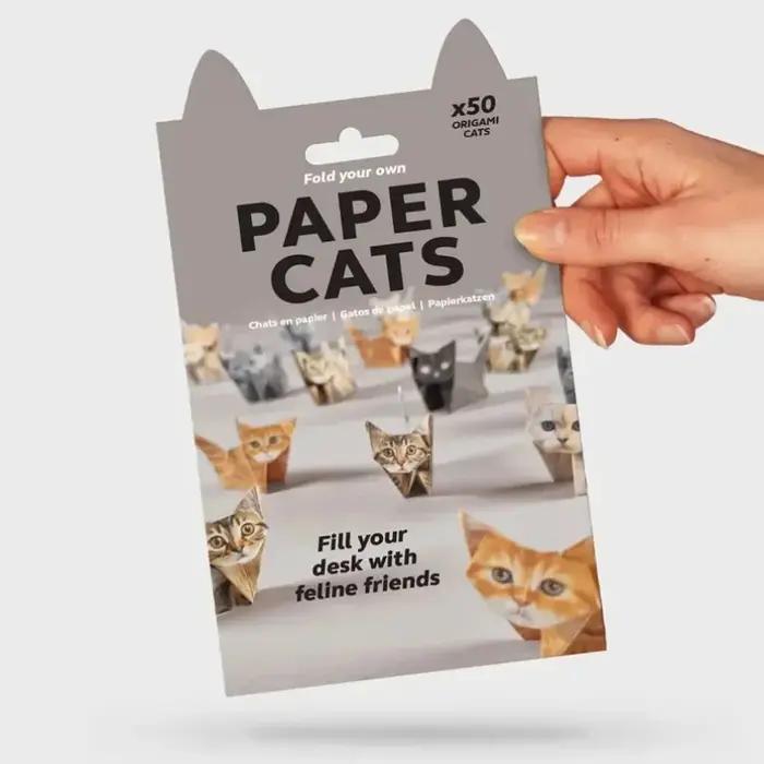 50 pièces créatif bricolage Origami papier chats chiens dinosaure à la main Art artisanat papier pou