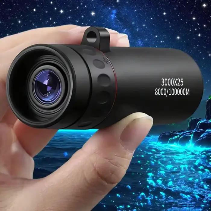 Monoculaire professionnel HD portable pour adultes - Télescope de poche pour chasse et randonnée