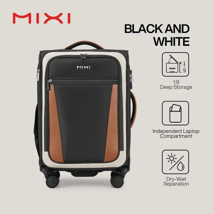 Mixi 20 pouces hommes voyage d'affaires Oxford bagages femmes valise à main Spinner roues sac roulant M8010