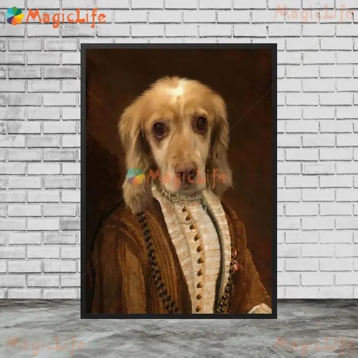 Affiche en toile impression sur toile moderne portrait animaux de compagnie sans cadre pour décoration intérieure occasions spéciales