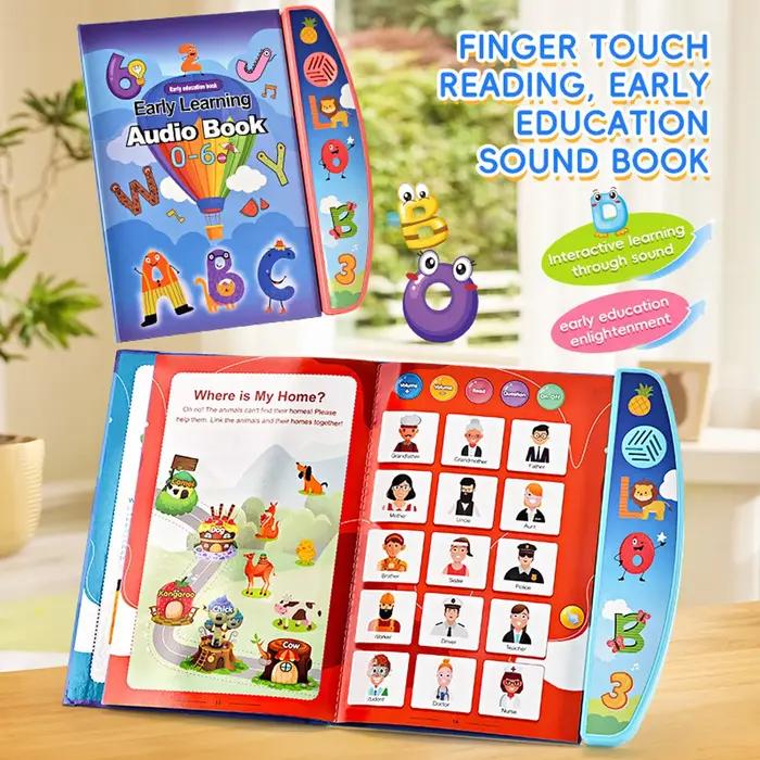 Livre électronique pour enfants, Machine de lecture sonore éducative anglaise, livres électroniques intelligents, histoire pour enfants étudiants, cadeaux pour enfants