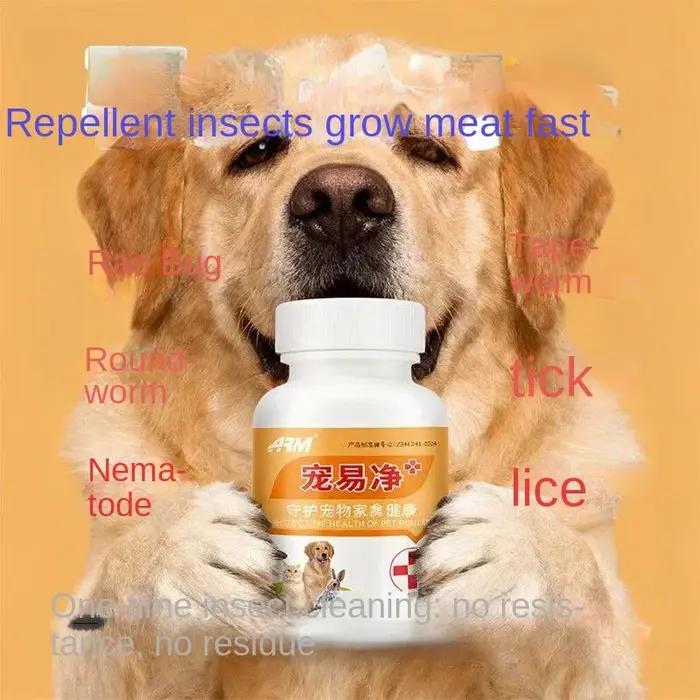 Déparasitage et élimination des acariens pour animaux de compagnie, nématodes, vers ronds, acariens,