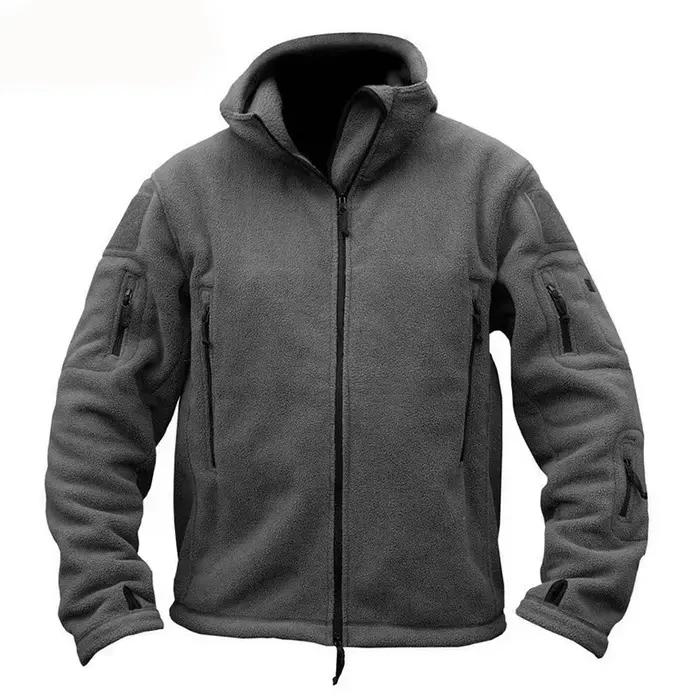 Hommes chasse hiver thermique polaire veste tactique Sports de plein air manteau à capuche militaire Softshell