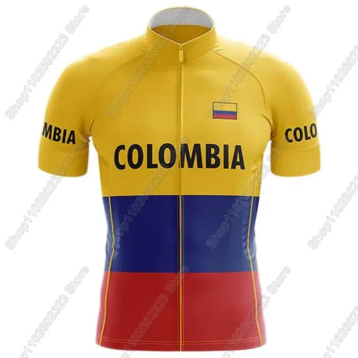 Colombie équipe 2025 cyclisme Maillot ensemble été vélo vêtements route