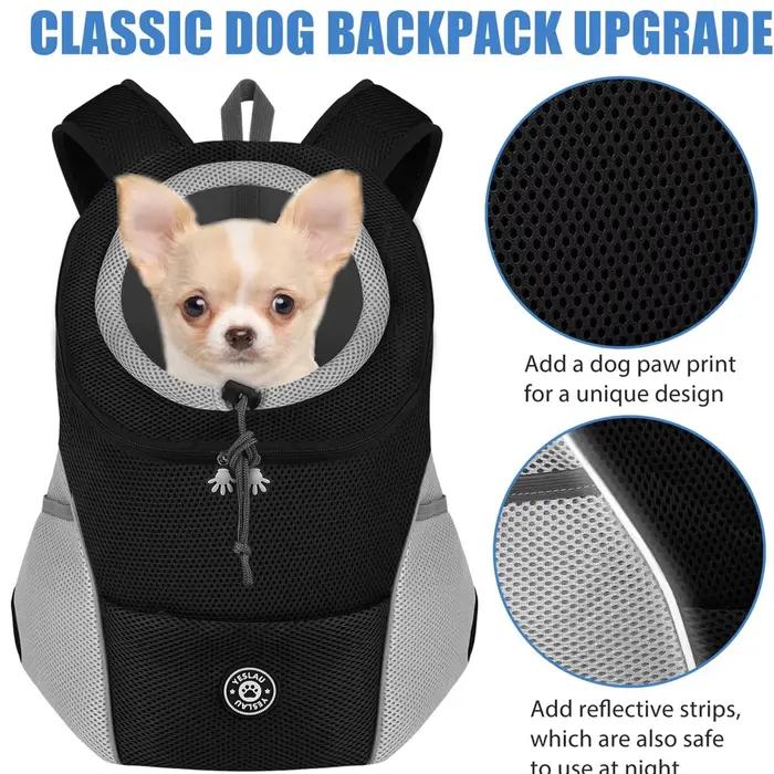Sac à dos pour chien en nylon mode universel pour chiots et petits chiens occasions spéciales randonnée camping vélo