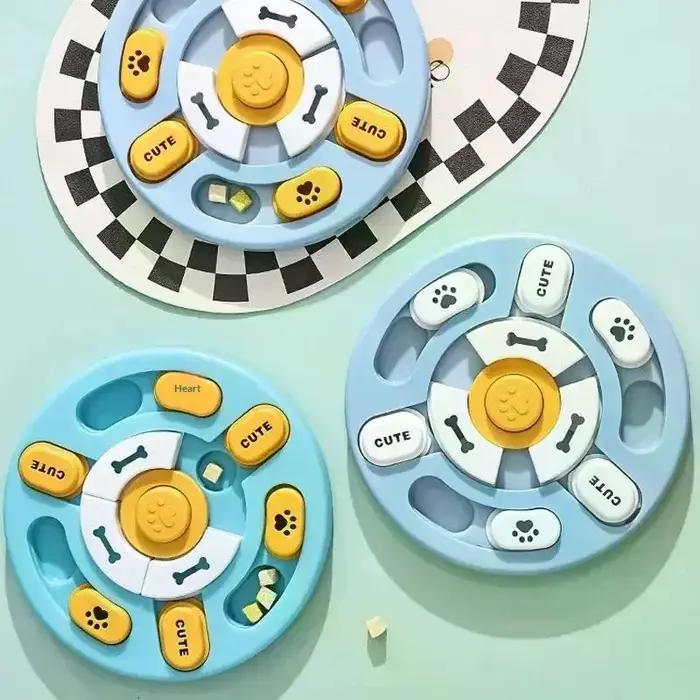 Jouets éducatifs sonores pour animaux de compagnie, bassin de nourriture lente pour chien, chat, jouet éducatif pour soulager l'ennui, jouet d'alimentation éducatif interactif